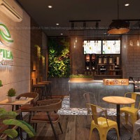 DỰ ÁN THIẾT KẾ QUÁN TRÀ SỮA P’TEA CHỊ PHƯƠNG